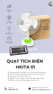 quạt tích điện T&T
