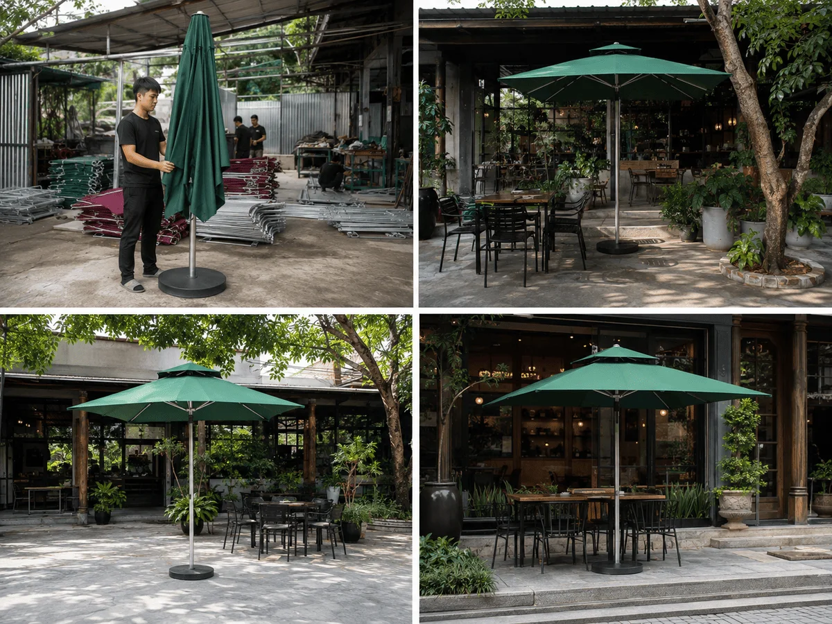 ô đứng tâm một tầng và hai tầng cơ chế thoát gió