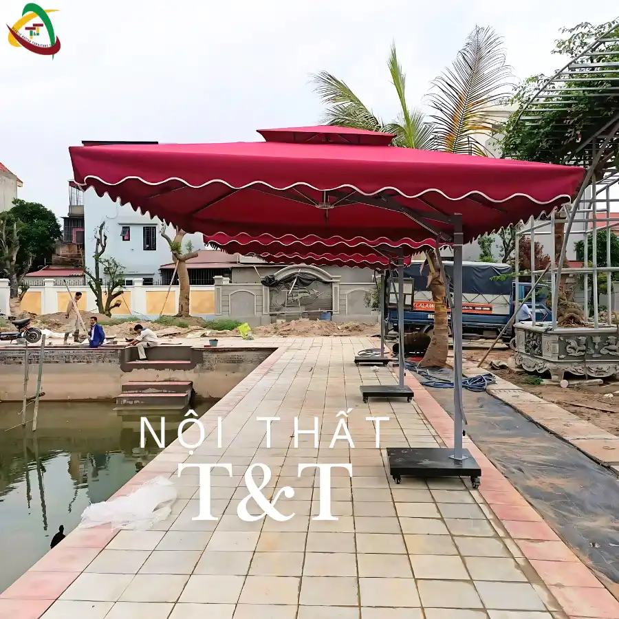 Ô lệch tâm vuông TO 029 kích thước 3m5, 8 nan