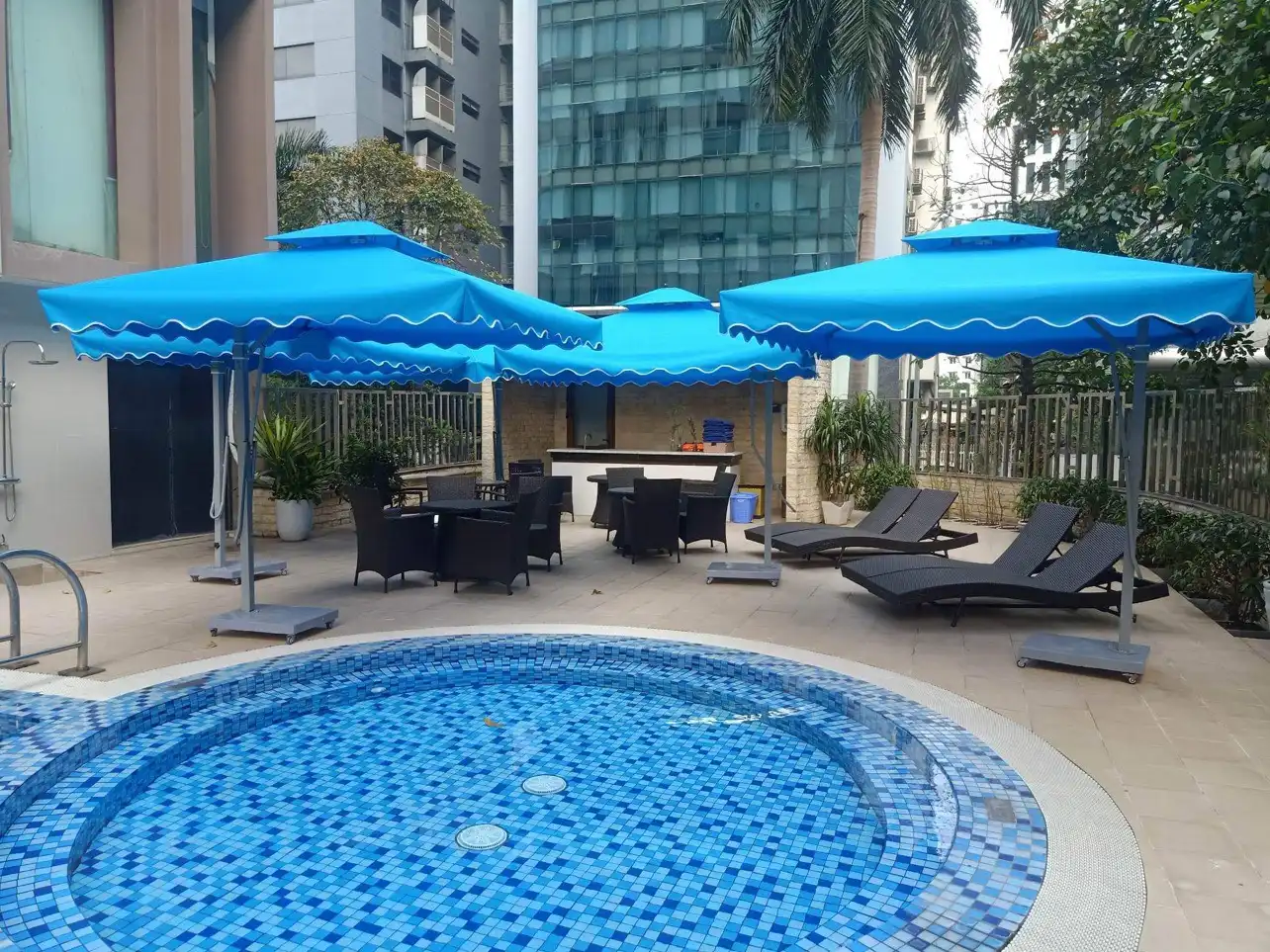 Dù vuông lệch tâm 3.5m